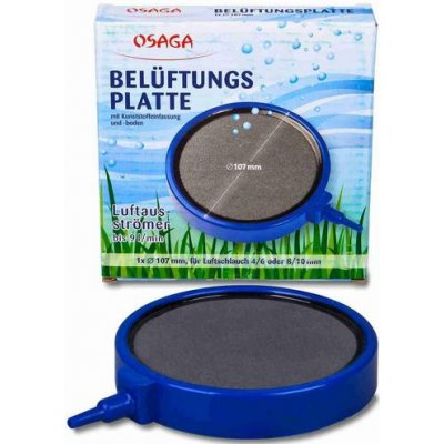Vzduchovací kámen Osaga - placka 107 x 20 mm, vstup 6/8 mm – Zboží Dáma