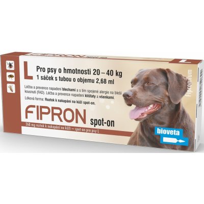 Fipron Spot-on Dog L 1 x 2,68 ml – Hledejceny.cz