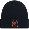 Čepice New Era League Essential Cuff MLB New York Yankees Black/Toasted Peanut