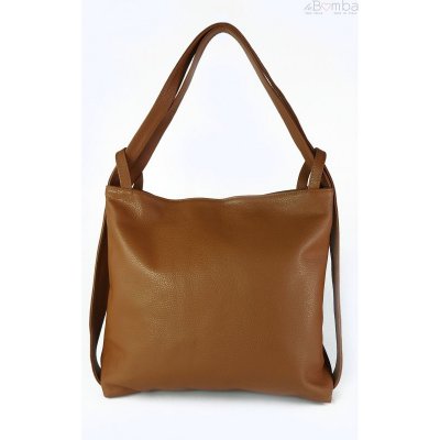 Vera Pelle kožená kabelka i batoh 2 v 1 WX754 zelená – Zboží Mobilmania