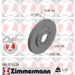 ZIMMERMANN brzdový kotouč 100.1233.20 | Zboží Auto