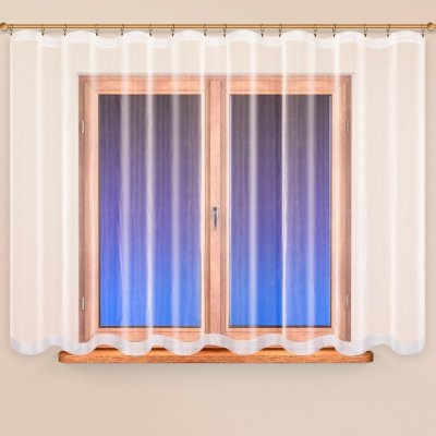 Voálová kusová záclona Diana 150x400 – Zboží Mobilmania