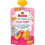 Holle Pear Pony Bio pyré hruška broskev maliny a špalda 100 g – Sleviste.cz