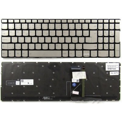 česká klávesnice Lenovo IdeaPad 720s-15isk 720s-15ikb v330-15ikb v330-15isk stříbrná CZ/SK podsvit
