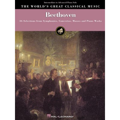 Beethoven Intermediate/Advanced Piano The World's Great Classical Music 984482 – Zbozi.Blesk.cz