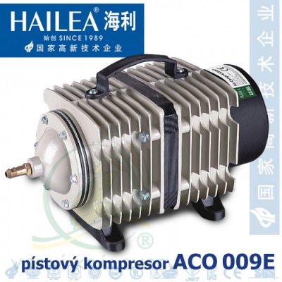 Hailea ACO 009E, 140 litrů/min., 120 Watt, pístový kompresor – Hledejceny.cz