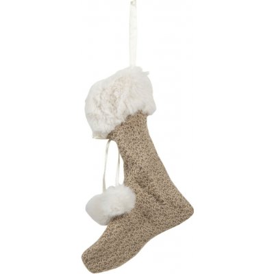 Clayre & Eef Závěsná dekorace vánoční punčocha - 15*2*20 cm – Hledejceny.cz