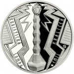 Česká mincovna platinová mince Kubismus v české architektuře Kubistická lampa proof 1 oz