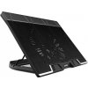 Podložky a stojany k notebooku Zalman chladič notebooku ZM-NS3000 / pro notebooky do 17" / naklápěcí / USB Hub / USB / černý