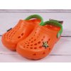 Dětské žabky a pantofle Camminare gumové pantofle oranžové
