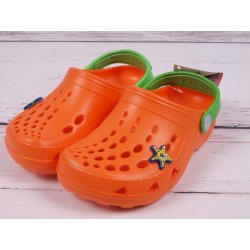 Camminare gumové pantofle oranžové