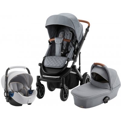 Britax Set Smile III + korba + autosedačka Baby Safe iSense 2022 Nordic Grey – Zboží Mobilmania