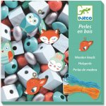 Dřevěné korálky Djeco - malá zvířátka – Sleviste.cz