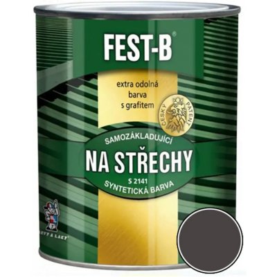 Barvy A Laky Hostivař FEST-B S2141, antikorozní nátěr na železo 0280 hnědý, 2,5kg – Hledejceny.cz