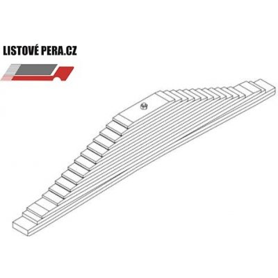 Listové pero MAN TGA zadní 16 listé – Sleviste.cz