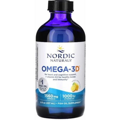 Nordic Naturals Omega-3D citrón 237ml – Hledejceny.cz