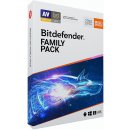 Bitdefender Family Pack 2020, až 15 lic. 1 rok (FP01ZZCSN1215LEN)