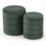 Halmar Taburety PACHO set 2 kusů - zelené – Zbozi.Blesk.cz
