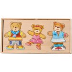 Goki Rodina medvídci oblékací puzzle 12 motivů 36 dílů – Hledejceny.cz