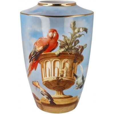 Goebel Váza 24 cm Melchior de Hondecoeter „Scharlachroter Ara“ – Artis Orbis – Hledejceny.cz