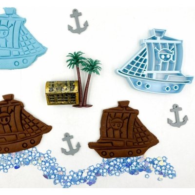 Mámy v rejži Eco Vykrajovátko Pirátská loď – Zboží Dáma