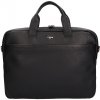 Aktovka Lagen business taška kožená černá 333-1 black