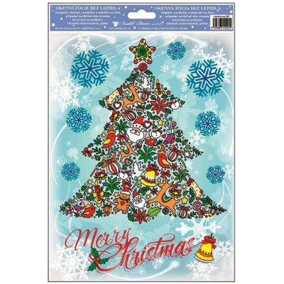 Anděl Okenní fólie Merry Christmas 30x20cm motiv 3 – Hledejceny.cz