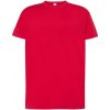 Pánské Tričko JHK tričko Regular TSRA150 krátký rukáv pánské 1TE-TSRA150-Canary Red Kanárková červená