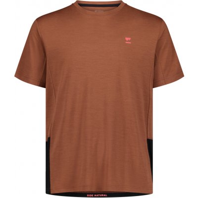 Mons Royale Tarn Merino T-Shirt cinnamon/black – Zboží Mobilmania