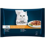 Gourmet Perle krůta tuňák kachna jehněčí ve šťávě 4 x 85 g – Hledejceny.cz