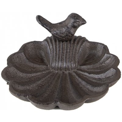 Clayre & Eef Hnědé litinové pítko/ krmítko Ø 14 x 5 cm – Hledejceny.cz