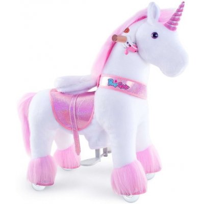 PonyCycle růžový jednorožec s brzdou malý – Zboží Mobilmania