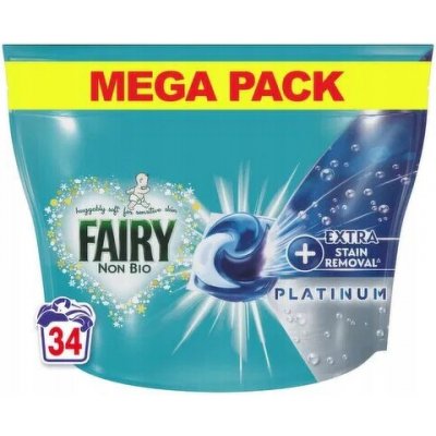 Fairy Non Bio Platinum Extra Freshness Pods kapsle na praní 34 PD – Zboží Mobilmania