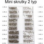 Skrutky pre notebooky pre notebooky DIY sada pre počítače, skrutky na hodinky pre mobilné telefóny 500ks sada od 1.2 po 2 – Sleviste.cz