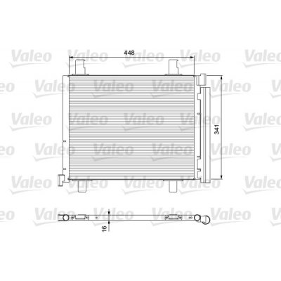 Kondenzátor, klimatizace VALEO 814168 | Zboží Auto