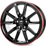 Borbet LX 8x18 5x112 ET40 black rim red – Zboží Mobilmania