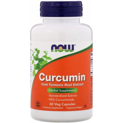 Now Foods Kurkumin komplex 95% Curcuminoids 630 mg 60 kapslí