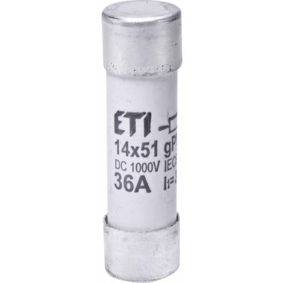 002637115 Pojistka válcová CH14x51 gPV 36A 1000V, ETI – Zbozi.Blesk.cz