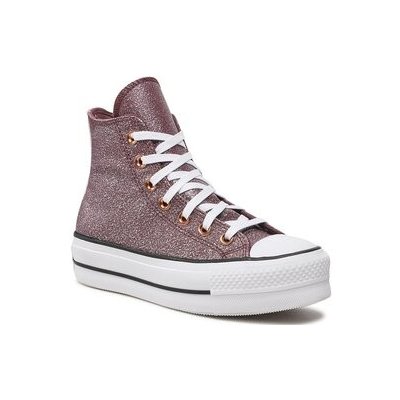 Converse Ctas Life Hi A03240C dark Wine/Copper/white – Zboží Mobilmania