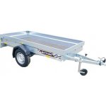 EBECO N2.5 - jednonápravový NEBRZDĚNÝ přívěs do 750 kg, 30 cm BOČNICE - Bez opěrného kola