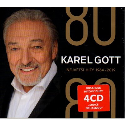 Karel Gott - 80/80-Největší hity 1964-2019 CD