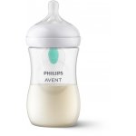 Philips Avent Natural Response transparentní s ventilem AirFree 260 ml – Hledejceny.cz
