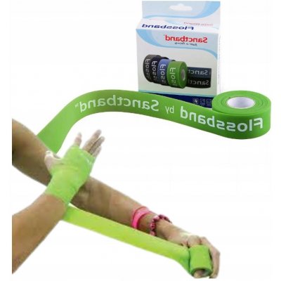 Sanctband Flossband 2,5 cm Barva: zelená limetková – Zboží Dáma