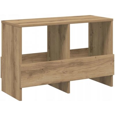 REGÁL NA NOVINY DUB ŘEMESLNICKÝ 68,5X 30X 45CM – Hledejceny.cz