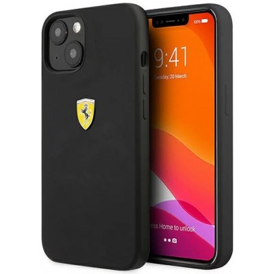 Pouzdro Ferrari iPhone 13 mini Silicone černé