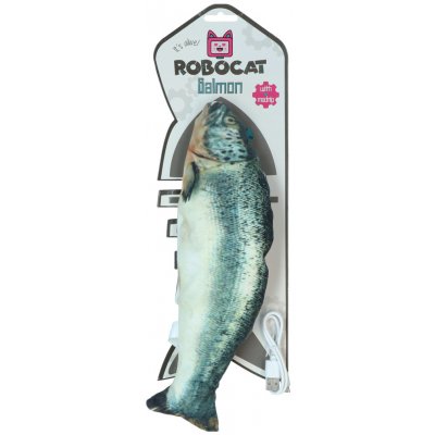 Robocat Fish losos madnip USB 30 cm – Zboží Mobilmania