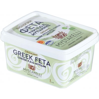 Mystakelli BIO Sýr Feta Mytilinis P.D.O. z Lesbu 400 g – Sleviste.cz