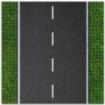 BRIXIES Plus 225.005 Designová podložka na stavění - rovná silnice 25,5 x 25,5 cm – Zboží Mobilmania
