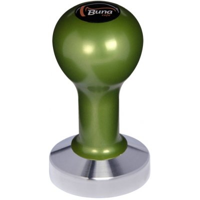 Buna Café Tamper kov zelený, TP, nerez lesk, plochý 57 mm – Zbozi.Blesk.cz