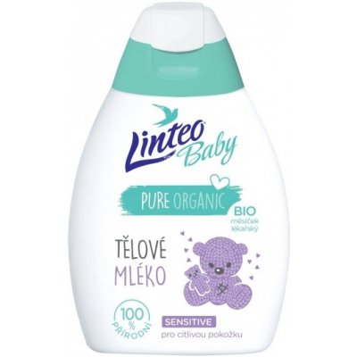 LINTEO BABY Tělové Mléko s Bio měsíčkem lékařským 250 ml – Zboží Dáma